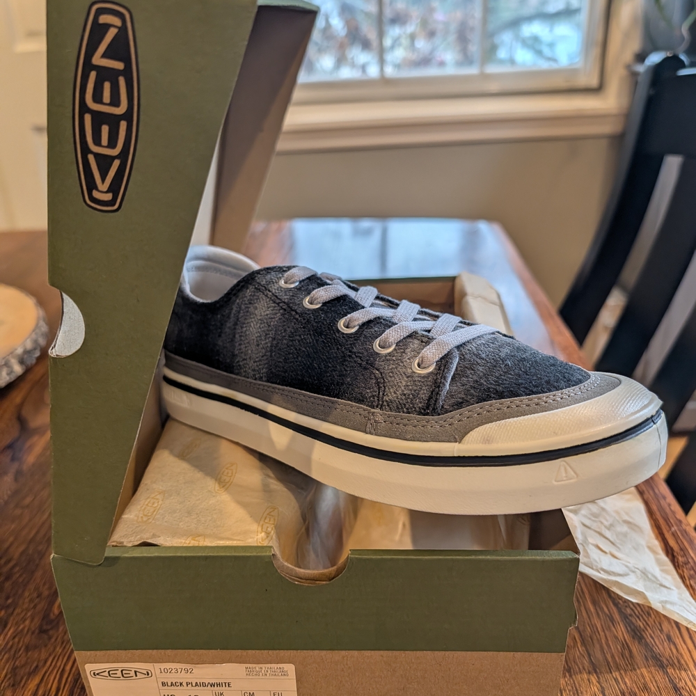 Keen Black and White Sneakers